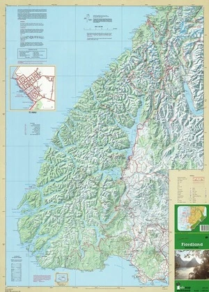 Parkmap Fiordland National Park