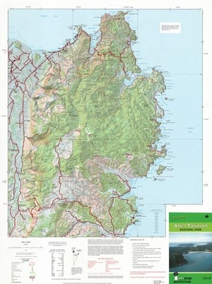 Parkmap Abel Tasman National Park.