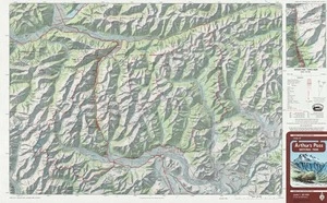 Map of Arthur's Pass National Park