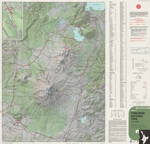 Map of Tongariro National Park.