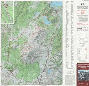Map of Tongariro National Park.
