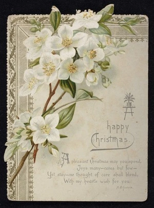 Raphael Tuck & Sons Ltd: A happy Christmas ... [To Herbert with best wishes from Janie, Xmas '92. 1892]