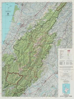 Tararua State Forest Park / produced and published for the New Zealand Forest Service by the Department of Lands and Survey.