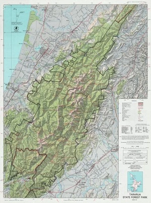 Tararua State Forest Park, hunting and recreation guide / produced and published for the New Zealand Forest Service by the Department of Lands and Survey, I.F. Stirling, surveyor general.