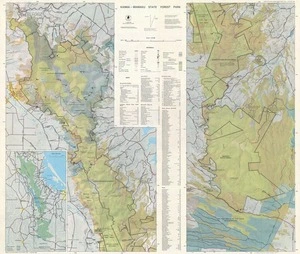 Kaimai-Mamaku State Forest Park. / produced by New Zealand Forest Service, Rotorua ; from information based on Department of Lands and Survey mapping and New Zealand Forest Service records.