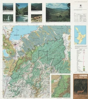 Guide to Kaimanawa State Forest Park / compiled by the New Zealand Forest Service, Palmerston North from Forest Service records and Lands and Survey mapping ; drawn by G.W. Dalzell.