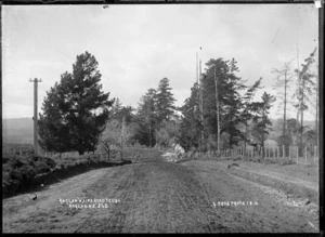 Waipa Road, running from Raglan, near Te Uku, 1910 - Photograph taken by Gilmour Brothers