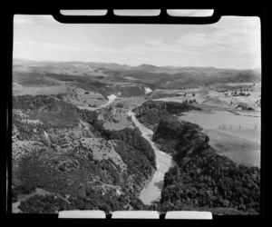 Above bridge in Mohaka, Hastings District, Hawke's Bay Region