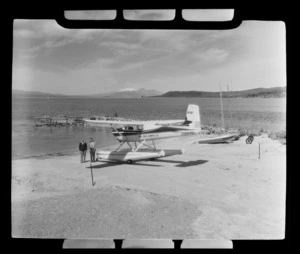 Airways Cessna on Lake Taupo, Waikato Region