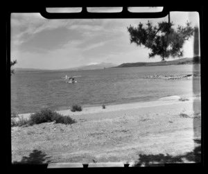 Airways Cessna on Lake Taupo, Waikato Region