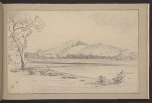 Guérard, Eugen von, 1811-1901: Mount William from Mr Campbells Cattelstation Mok Pilly [Mokepilly]. Thursday 12th June 1856