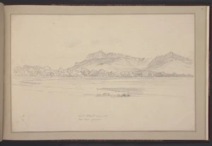 Guérard, Eugen von, 1811-1901: Mount Abrupt 18 Juny 1856. Serra Range Grampians