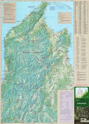 Parkmap Kahurangi / cartography by Terralink NZ Limited.