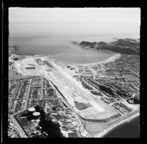 Rongotai Airport under construction, Wellington