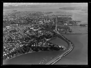 Auckland from Parnell baths to Western wharf
