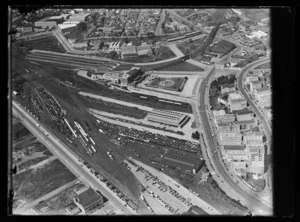 Central Auckland, including Auckland University and Grafton Bridge