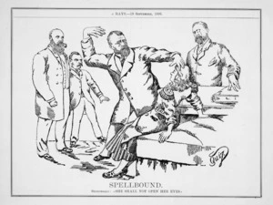 Quiz, fl 1896 :Spellbound. Xrays, Vol. 1, 19 September 1896.