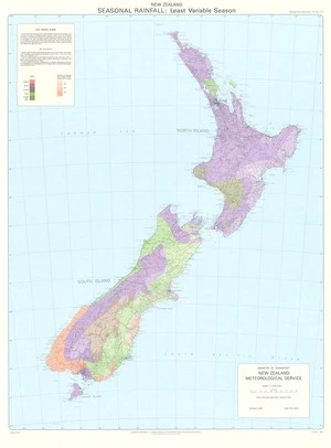 Climatic map series, 1:2 000 000 / drawn by Department of Lands & Survey N.Z.