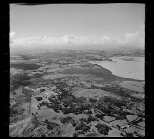 Lake Omapere from Okaihau, Far North District, Northland Region