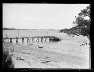 Wharf at Paihia, Bay of Islands, Far North District, Northland Region