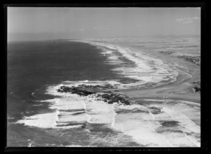 Ninety Mile Beach, Northland, looking towards the Bluff and the Cape
