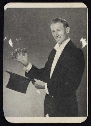 Grant, Graham, fl 1960s :Graham Grant; "My job's a mystery". 43 Houghton Bay Road, Wellington. Telephone 79-564. [1960s?]