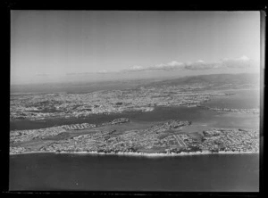 Looking over Stanley Point and Bayswater to Auckland city