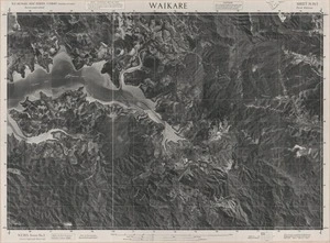 Waikare / this mosaic compiled by N.Z. Aerial Mapping Ltd. for Lands and Survey Dept., N.Z.