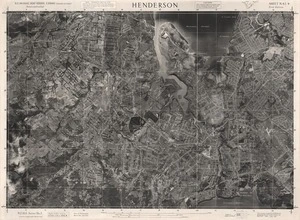 Henderson / this mosaic compiled by N.Z. Aerial Mapping Ltd. for Lands and Survey Dept., N.Z.