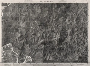 Te Karaka / this mosaic compiled by N.Z. Aerial Mapping Ltd. for Lands & Survey Dept., N.Z.