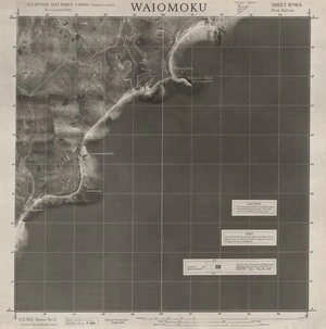 Waiomoku / this mosaic compiled by N.Z. Aerial Mapping Ltd. for Lands and Survey Dept. N.Z.