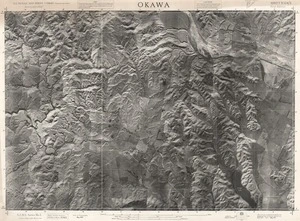 Okawa / this mosaic compiled by N.Z. Aerial Mapping Ltd. for Lands and Survey Dept., N.Z.