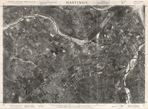Hastings / this mosaic compiled by N.Z. Aerial Mapping Ltd. for Lands and Survey Dept., N.Z.
