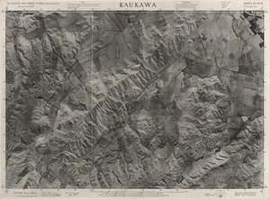 Raukawa / this mosaic compiled by N.Z. Aerial Mapping Ltd. for Lands and Survey Dept., N.Z.