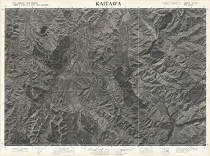 Kaitawa / this map was compiled by N.Z. Aerial Mapping Ltd., for Lands & Survey Dept., N.Z.