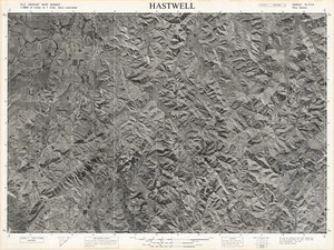 Hastwell / this map was compiled by N.Z. Aerial Mapping Ltd., for Lands & Survey Dept., N.Z.