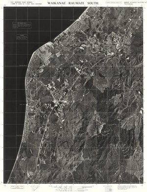 Waikanae-Raumati South / this map was compiled by N.Z. Aerial Mapping Ltd. for Lands & Survey Dept. N.Z.