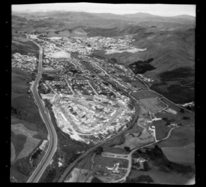 Linden in foreground and Tawa Borough, Wellington Region