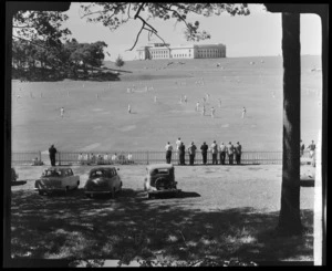 Cricket at Auckland Domain