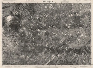 Berwick / this mosaic compiled by N.Z. Aerial Mapping Ltd. for Lands and Survey Dept., N.Z.