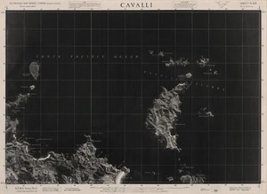 Cavalli / this mosaic compiled by N.Z. Aerial Mapping Ltd. for Lands and Survey Dept., N.Z.
