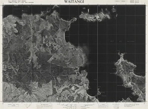Waitangi / this map was compiled by N.Z. Aerial Mapping Ltd. for Lands & Survey Dept., N.Z.