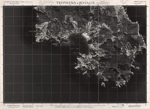 Tryphena & Rosalie / this mosaic compiled by N.Z. Aerial Mapping Ltd. for Lands and Survey Dept., N.Z.