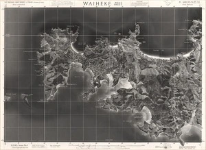 Waiheke west sheet / this mosaic compiled by N.Z. Aerial Mapping Ltd. for Lands and Survey Dept., N.Z.
