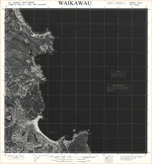 Waikawau / this map was compiled by N.Z. Aerial Mapping Ltd. for Lands & Survey Dept., N.Z.