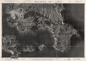Waiheke east sheet / this mosaic compiled by N.Z. Aerial Mapping Ltd. for Lands and Survey Dept., N.Z.