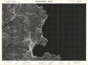 Kennedy Bay / this mosaic compiled by N.Z. Aerial Mapping Ltd. for Lands and Survey Dept., N.Z.