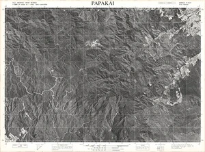 Papakai / this map was compiled by N.Z. Aerial Mapping Ltd. for Lands & Survey Dept., N.Z.