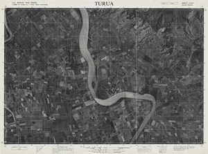 Turua / this map was compiled by N.Z. Aerial Mapping Ltd. for Lands & Survey Dept., N.Z.