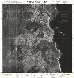 Whangamata / this map was compiled by N.Z. Aerial Mapping Ltd. for Lands & Survey Dept., N.Z.